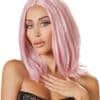 Cottelli ACCESSOIRES Perücke „Rosa Bob“