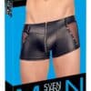 Svenjoyment Pants im Mattlook mit seitlichen Netzeinsätzen