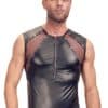 Svenjoyment Shirt im Mattlook mit Netz-Einsätzen