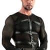 Svenjoyment Bondage Shirt aus elastischem Powernet und trendigem Mattlook