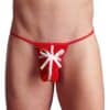Svenjoyment String „Geschenk“ aus Pannesamt