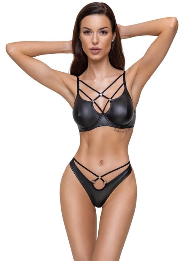 Cottelli LINGERIE Bügel-BH plus Riostring im edlen Mattlook