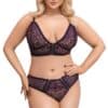 Cottelli CURVES Bralette plus Slip aus Spitze