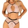 Obsessive BH plus String “Lilines“ aus Spitze und Powernet