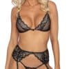 kissable 3-teiliges Straps-Set mit Effektspitze