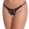 La finesse DESSOUS String mit edler Stickerei