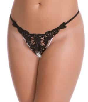 La finesse DESSOUS String mit edler Stickerei