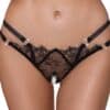 Cottelli LINGERIE Riostring ouvert aus Eyelash-Spitze