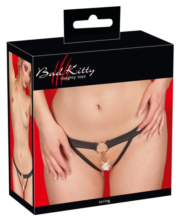 Bad Kitty String im Mattlook mit doppelter Schrittkette