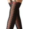 Cottelli LEGWEAR Straps-Strumpfhose im Trachten-Look