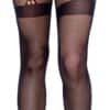 Cottelli LEGWEAR Strumpfhose ouvert aus feinem Netz