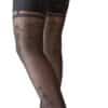 Cottelli LEGWEAR Halterlose Strümpfe mit Spitzenabschluss