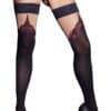 Cottelli LEGWEAR Halterlose Strümpfe im Overknee-Look