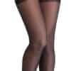 Cottelli LEGWEAR Straps-Strumpfhose mit Ziernaht am hinteren Bein