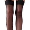 Cottelli LEGWEAR Straps-Strümpfe mit schlichtem Abschluss