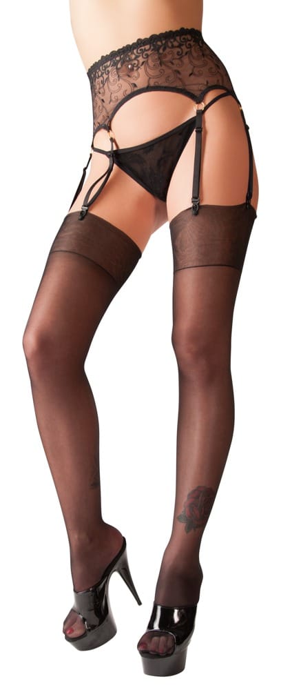 Cottelli LEGWEAR Straps-Strümpfe