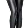 Noir Overknees ohne Fuß