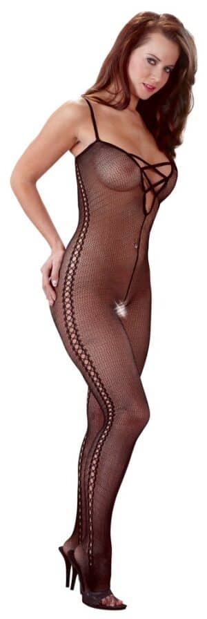 NO:XQSE Catsuit mit seitlichem Lochmuster