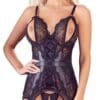 Cottelli LINGERIE Strapshemd plus String ouvert