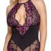 Cottelli CURVES Body aus 2-farbiger Spitze
