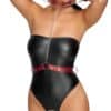 Cottelli BONDAGE Stringbody ouvert im edlen Mattlook
