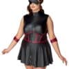 Cottelli BONDAGE Kleid im Mattlook inklusive Armfesseln und Augenmaske
