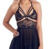 La finesse DESSOUS Kleid plus String aus Spitze und Powernet