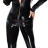 Noir Overall aus Lack