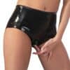 Late X Slip aus Latex mit Vaginalschlauch